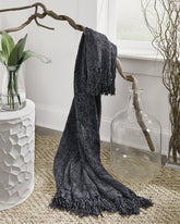 Bay Furniture Gallery - Ashley Furniture - Tamish Throw - Throw / Blue - A1001022T