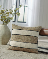 Bay Furniture Gallery - Ashley Furniture - Rueford Pillows - Pillow / Brown/Black/Natural - A1001063P