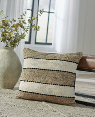 Bay Furniture Gallery - Ashley Furniture - Rueford Pillows - Pillow / Brown/Black/Natural - A1001063P
