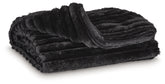 Bay Furniture Gallery - Ashley Furniture - Alsonwell Throw (Set of 3) - Throw (3/CS) / Black - A1001083