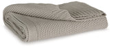 Bay Furniture Gallery - Ashley Furniture - Gayelery Throw (Set of 3) - Throw (3/CS) / Gray - A1001085