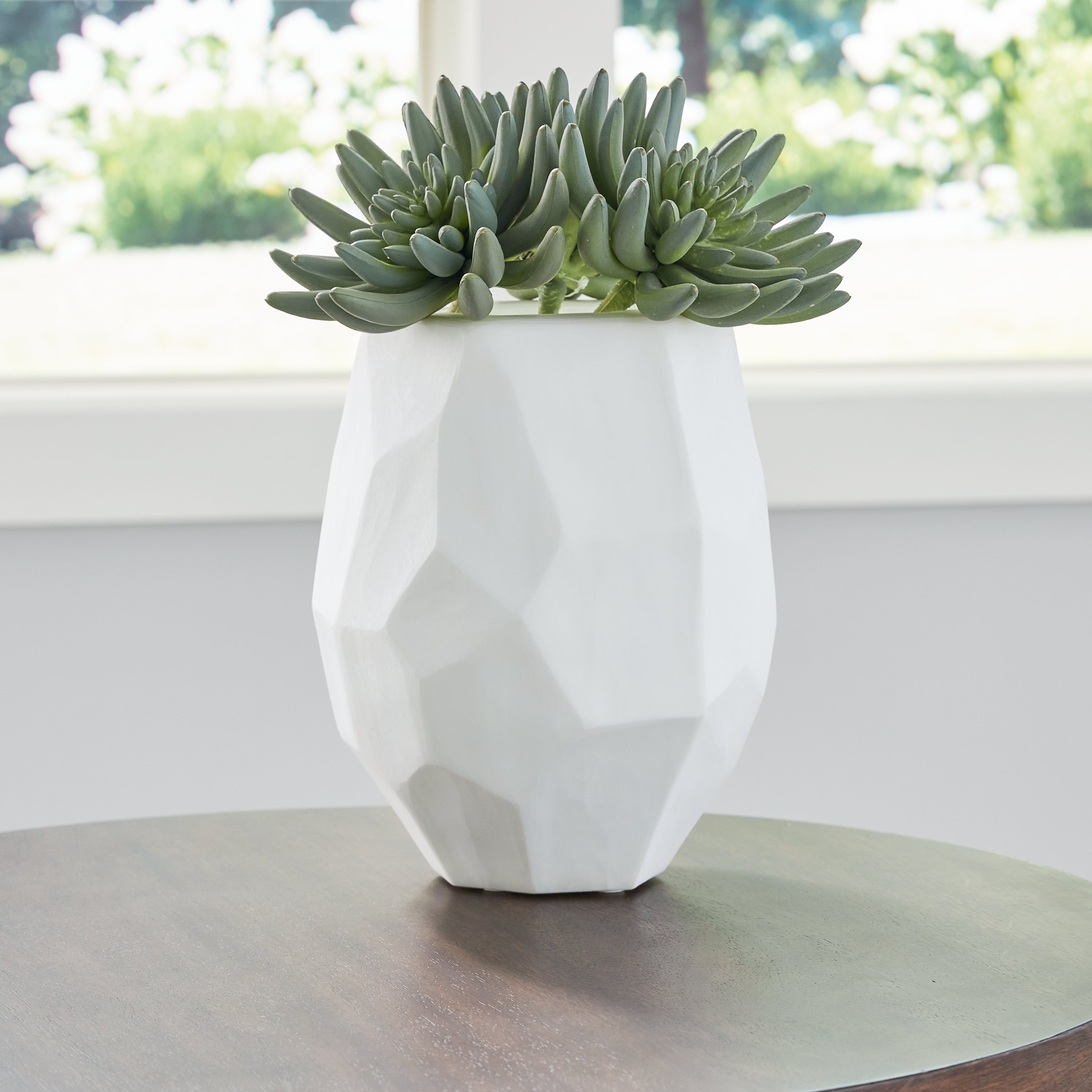 Bay Furniture Gallery - Ashley Furniture - Karenton Vase - Vase / White - A2000721