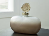 Bay Furniture Gallery - Ashley Furniture - Acario Jar - Jar / Taupe/Gold Finish - A2000781