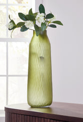 Bay Furniture Gallery - Ashley Furniture - Scottyard Vase - Vase / Olive Green - A2900009