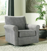 Bay Furniture Gallery - Ashley Furniture - Renley Accent Chair - Swivel Glider Accent Chair / Ash - A3000002