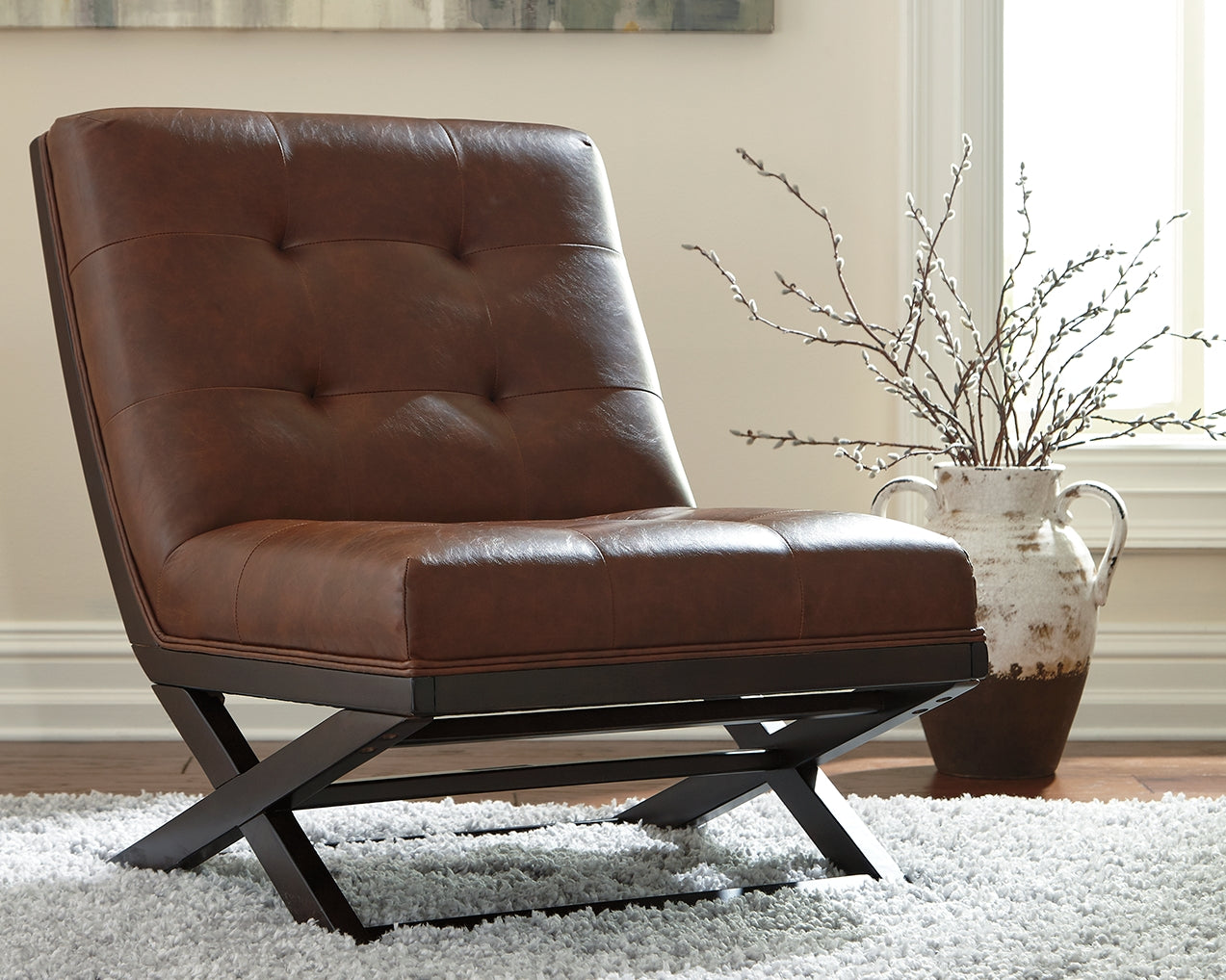 Bay Furniture Gallery - Ashley Furniture - Sidewinder Accent Chair - Accent Chair / Brown - A3000031