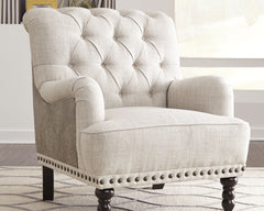 Bay Furniture Gallery - Ashley Furniture - Tartonelle Accent Chair - Accent Chair / Ivory/Taupe - A3000053