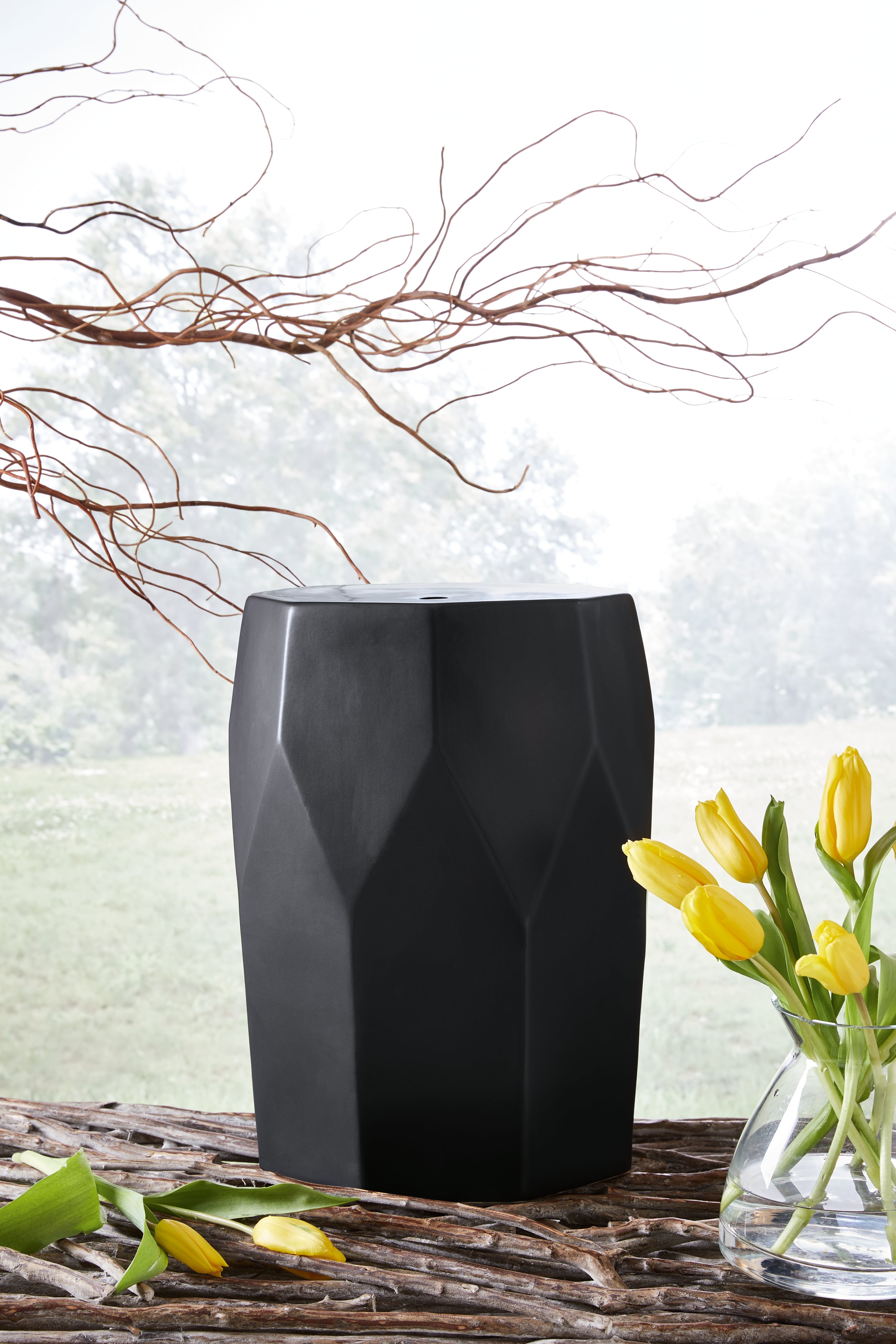 Bay Furniture Gallery - Ashley Furniture - Rhysworth Stool - Stool / Black - A3000632