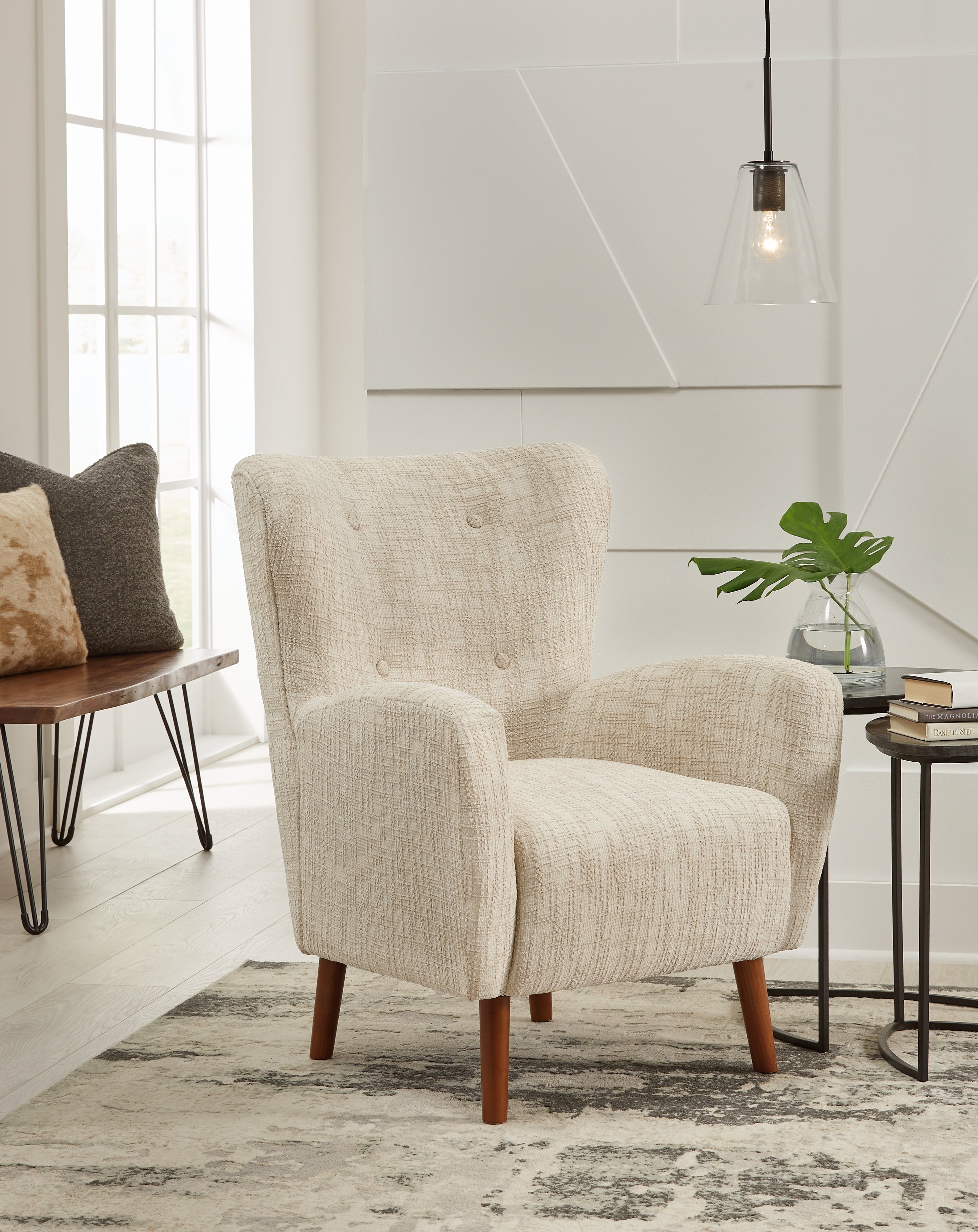 Bay Furniture Gallery - Ashley Furniture - Jemison Next-Gen Nuvella Accent Chair - Accent Chair / Dune - A3000638