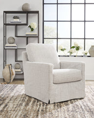 Bay Furniture Gallery - Ashley Furniture - Nenana Next-Gen Nuvella Swivel Glider Accent Chair - Swivel Glider Accent Chair / Denim - A3000646