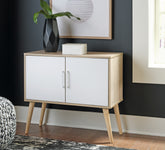 Bay Furniture Gallery - Ashley Furniture - Orinfield Accent Cabinet - Accent Cabinet / Natural/White - A4000396