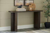 Bay Furniture Gallery - Ashley Furniture - Jalenry Console Sofa Table - Console Sofa Table / Grayish Brown - A4000596
