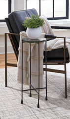 Bay Furniture Gallery - Ashley Furniture - Newgoren Accent Table - Accent Table / Clear/Black - A4000631
