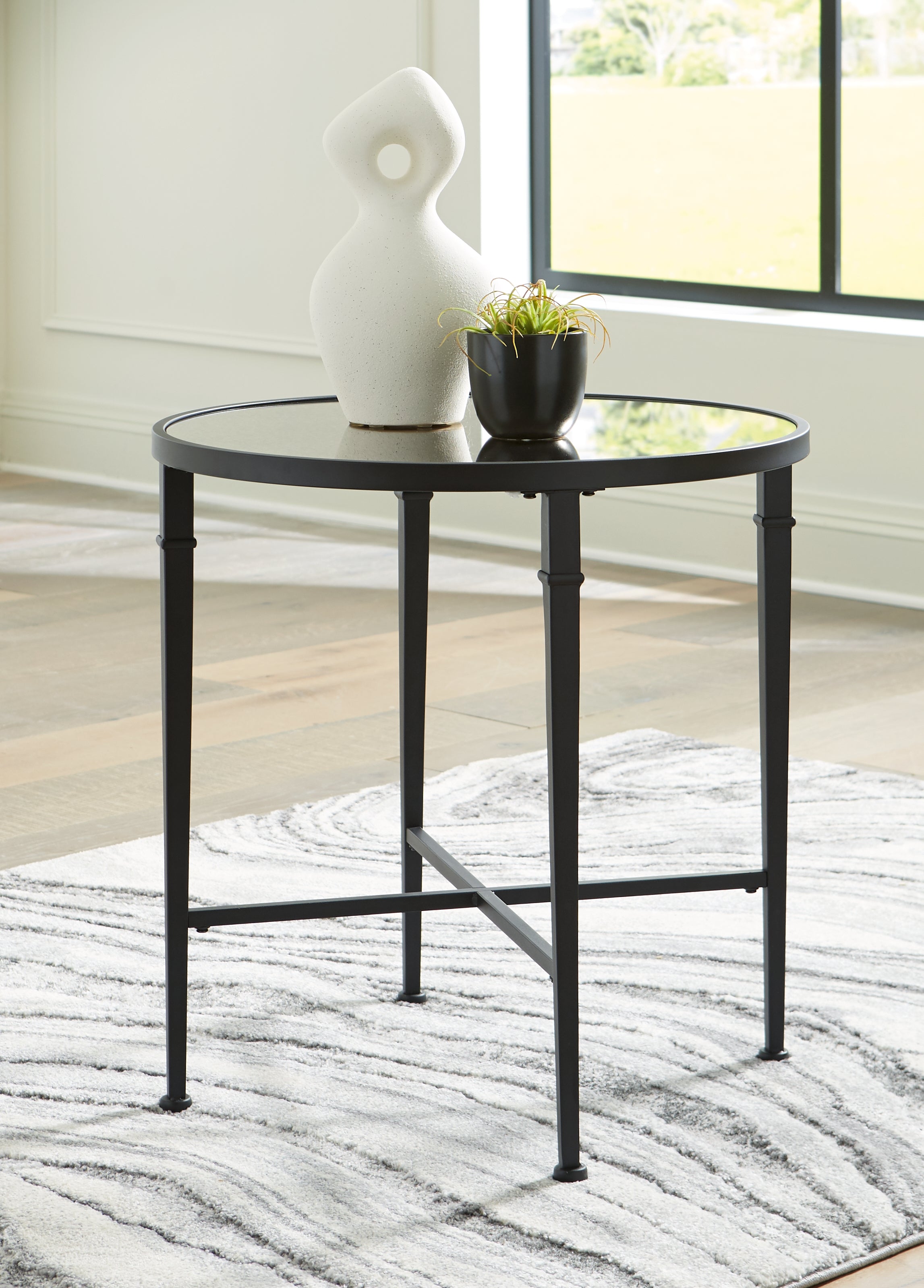 Bay Furniture Gallery - Ashley Furniture - Cadeburg Accent Table - Accent Table / Black - A4000639