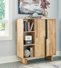 Bay Furniture Gallery - Ashley Furniture - Kierwell Accent Cabinet - Accent Cabinet / Natural - A4000653