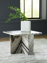 Bay Furniture Gallery - Ashley Furniture - Baretton Accent Coffee Table - Accent Cocktail Table / Black/White/Taupe - A4000670