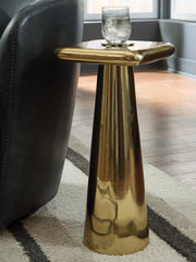 Bay Furniture Gallery - Ashley Furniture - Dallenburg Accent Table - Accent Table / Gold Finish - A4000717