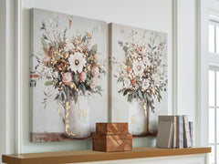 Bay Furniture Gallery - Ashley Furniture - Faisaldon Wall Decor - Wall Art Set (Set of 2) / Multi - A8000476