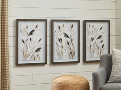 Bay Furniture Gallery - Ashley Furniture - Honslow Wall Decor - Wall Art Set (3/CN) / Brown/Black/White - A8000506