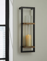 Bay Furniture Gallery - Ashley Furniture - Colburn Wall Decor - Wall Sconce / Natural/Black - A8010171