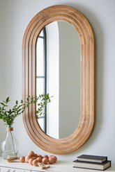 Bay Furniture Gallery - Ashley Furniture - Daverly Mirror - Accent Mirror / Brown - A8010326