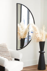 Bay Furniture Gallery - Ashley Furniture - Denlow Mirror - Accent Mirror / Black - A8010333