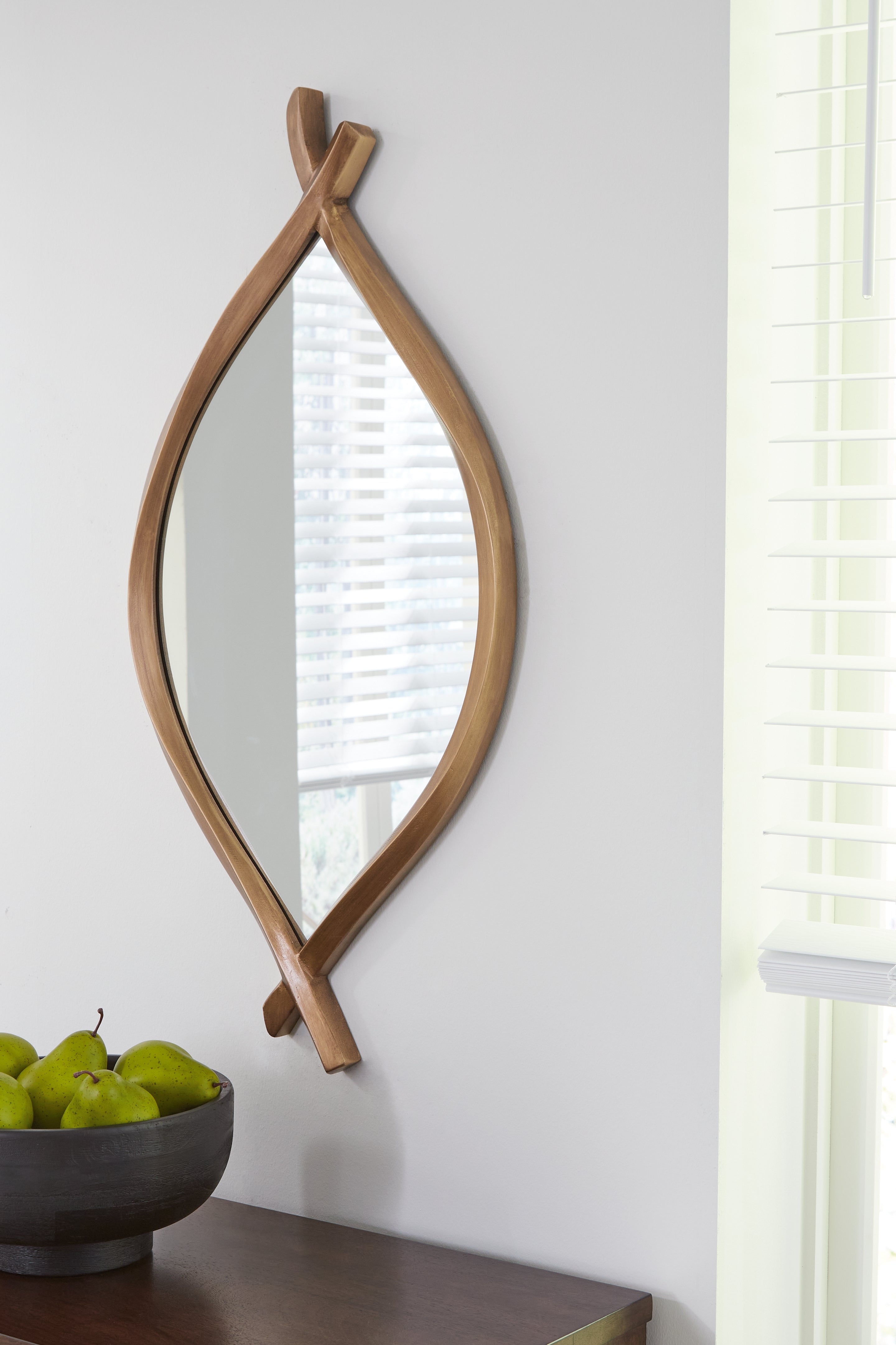 Bay Furniture Gallery - Ashley Furniture - Bartner Mirror - Accent Mirror / Antique Gold Finish - A8010340