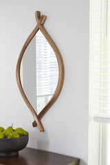 Bay Furniture Gallery - Ashley Furniture - Bartner Mirror - Accent Mirror / Antique Gold Finish - A8010340