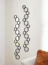 Bay Furniture Gallery - Ashley Furniture - Vinler Mirror - Accent Mirror Set (Set of 2) / Black - A8010353