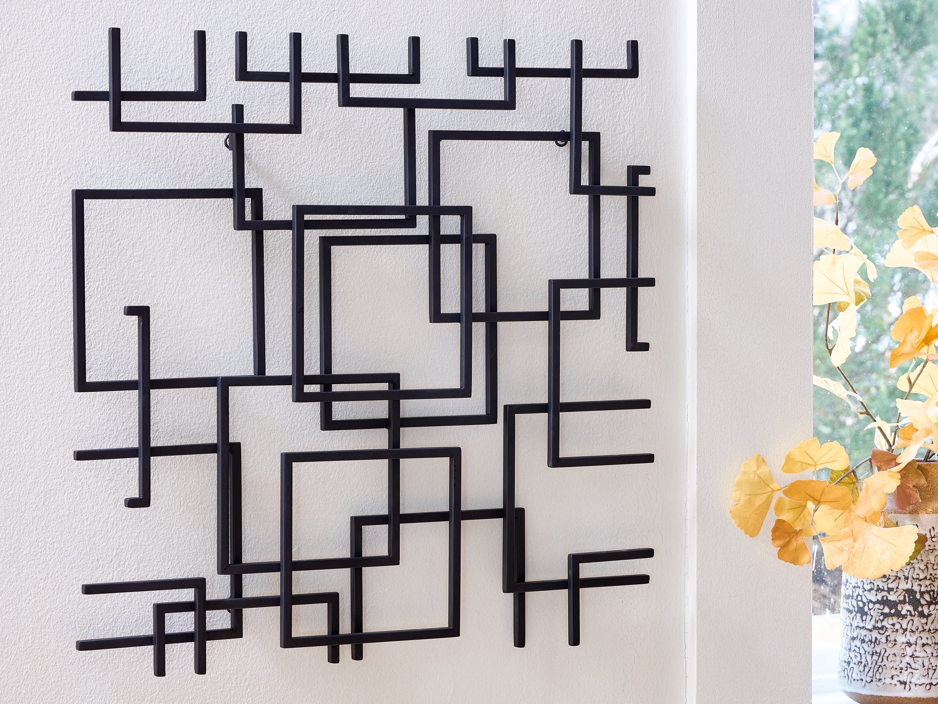 Bay Furniture Gallery - Ashley Furniture - Aadanton Wall Decor - Wall Decor / Black - A8010400