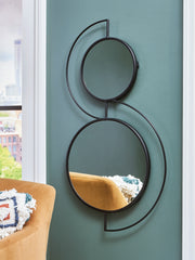 Bay Furniture Gallery - Ashley Furniture - Shayham Mirror - Accent Mirror / Black - A8010402