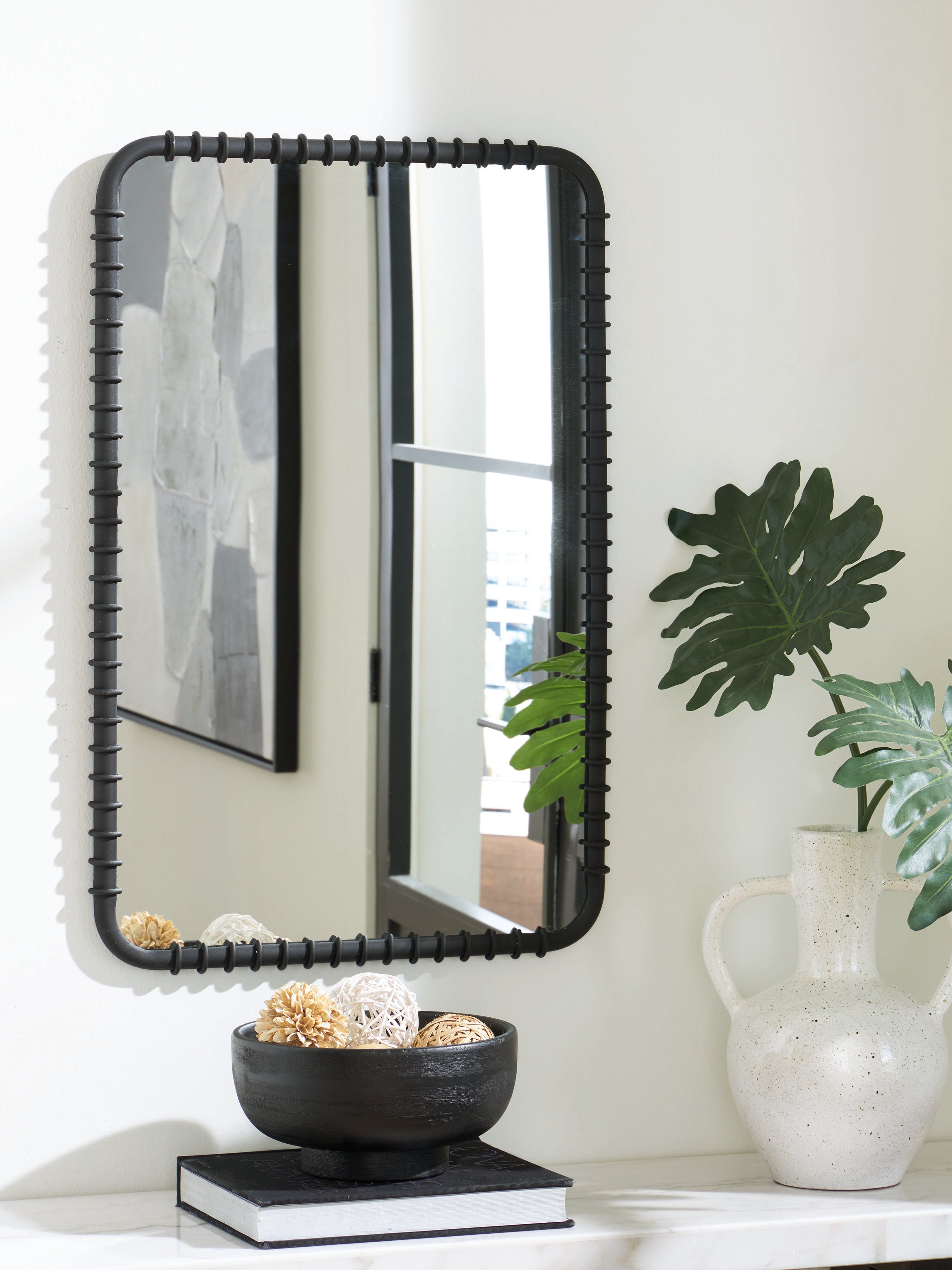 Bay Furniture Gallery - Ashley Furniture - Judlow Mirror - Accent Mirror / Black - A8010419