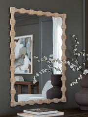 Bay Furniture Gallery - Ashley Furniture - Acelmore Mirror - Accent Mirror / Light Brown - A8010420