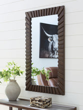 Bay Furniture Gallery - Ashley Furniture - Advin Mirror - Accent Mirror / Dark Brown - A8010428