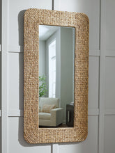 Bay Furniture Gallery - Ashley Furniture - Norigan Mirror - Floor Mirror / Natural - A8010438