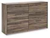 Bay Furniture Gallery - Ashley Furniture - Elbrim Bedroom - Full Panel Storage Bed / Brown - PCB2005B10