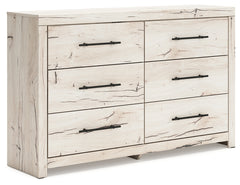 Bay Furniture Gallery - Ashley Furniture - Lawroy Bedroom - Full Panel Bed with Storage / Light Natural - B2310B42
