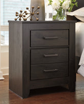 Bay Furniture Gallery - Ashley Furniture - Brinxton Bedroom - Five Drawer Chest / Charcoal - B249-46