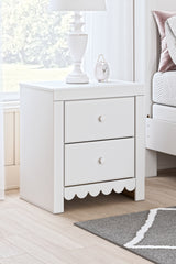 Bay Furniture Gallery - Ashley Furniture - Mollviney Bedroom - Full Panel Storage Bed / White - B2540B7