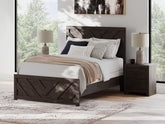 Bay Furniture Gallery - Ashley Furniture - Prendonea Bedroom - King Panel Bed / Charcoal - B3789B8