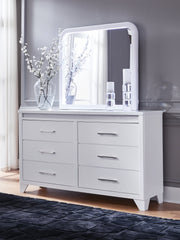 Bay Furniture Gallery - Ashley Furniture - Jarlee Bedroom - Four Drawer Chest / White - PCB392-46
