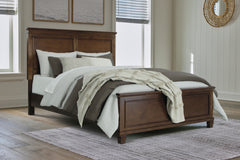 Bay Furniture Gallery - Ashley Furniture - Danabrin Bedroom - King Panel Storage Bed / Brown - B685B18