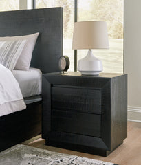 Bay Furniture Gallery - Ashley Furniture - Londer Bedroom - California King Panel Bed / Black - B768B5