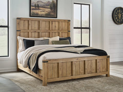 Bay Furniture Gallery - Ashley Furniture - Ridgester Bedroom - California King Panel Bed - B858B7