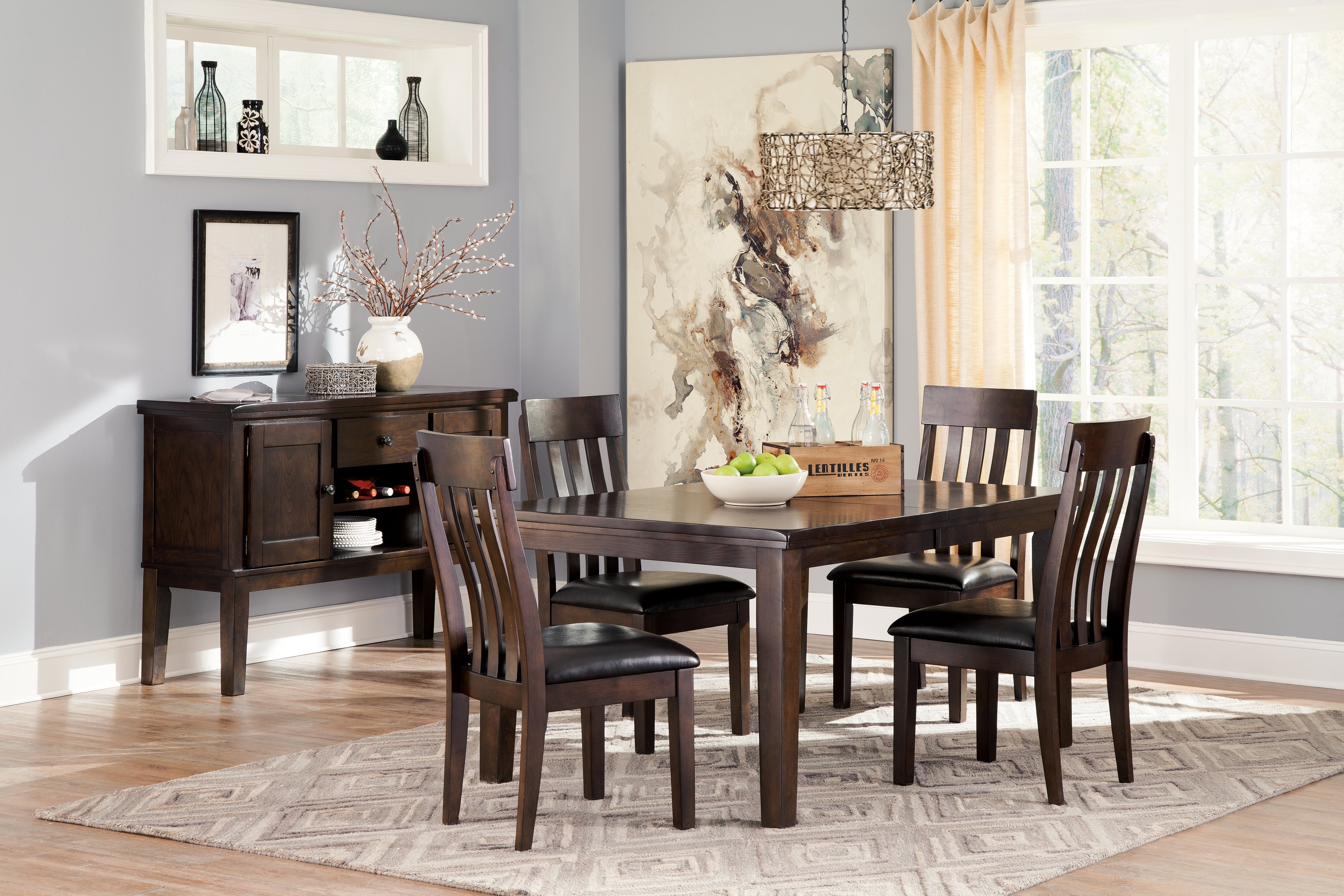 Bay Furniture Gallery - Ashley Furniture - Haddigan Dining Room - Dining Room Server / Dark Brown - D596-60