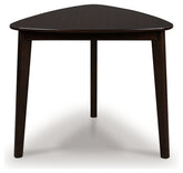 Bay Furniture Gallery - Ashley Furniture - Mallenette Dining Table - Triangle Dining Room Table / Merlot - PCD607-16