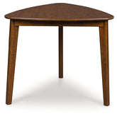 Bay Furniture Gallery - Ashley Furniture - Tameride Dining Table - Triangle Dining Room Table / Brown - PCD609-16