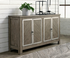 Bay Furniture Gallery - Ashley Furniture - Krystanza Dining Room - Dining Room Server / Weathered Gray - D766-60