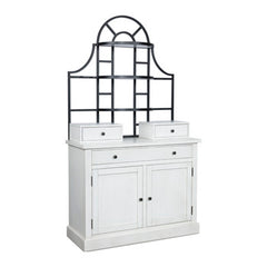 Bay Furniture Gallery - Ashley Furniture - Greddinton Dining Room - Bakers Rack Base / White - PCD824-280