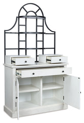 Bay Furniture Gallery - Ashley Furniture - Greddinton Baker's Rack - Baker's Rack / White - PCD824D1